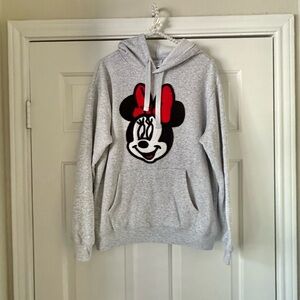 Minnie Mouse Embroidered Hooded Sweatshirt